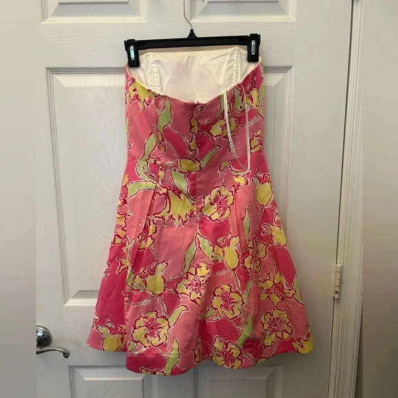 . Lilly Pulitzer Blossom Dress in Hottie Pink Day size 4 - Picture 2 of 5